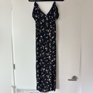 Bardot Black Floral Maxi Dress